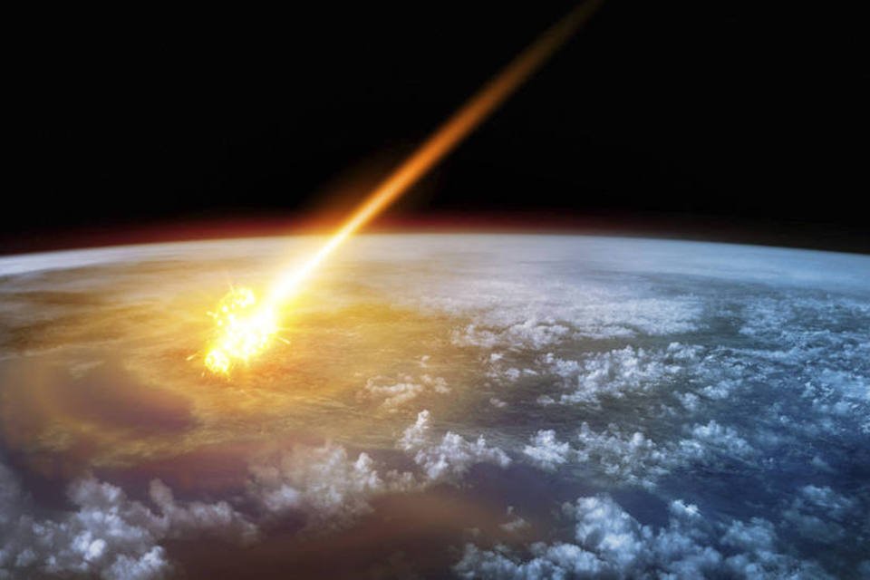 Meteoro: o astro queimou a uma altura de 30 quilômetros (Thinkstcok)