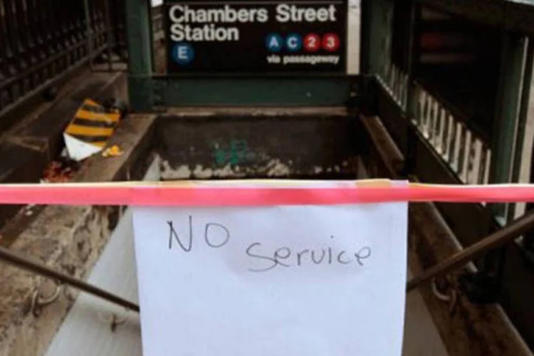 O metrô ficou bloqueado durante este final de semana (Chip Somodevilla/Getty Images/AFP)