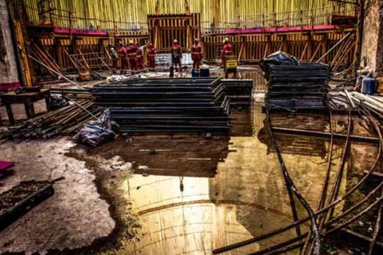 
	Obra do metr&ocirc; em S&atilde;o Paulo: a promessa &eacute; que o primeiro trecho seja conclu&iacute;do at&eacute; janeiro do ano que vem
 (André Lessa/EXAME.com)