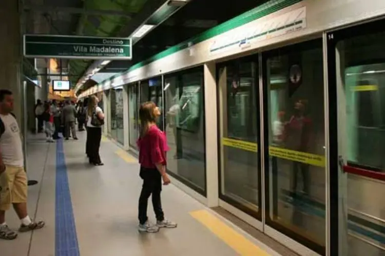 Estação do metrô de São Paulo: transportes registraram queda no IPC (Fernando Moraes/VEJA São Paulo)