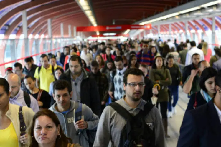 
	Metr&ocirc; de S&atilde;o Paulo: susposta propaganda do Metr&ocirc; causou pol&ecirc;mica nas redes sociais nesta semana
 (ALEXANDRE BATTIBUGLI/EXAME)