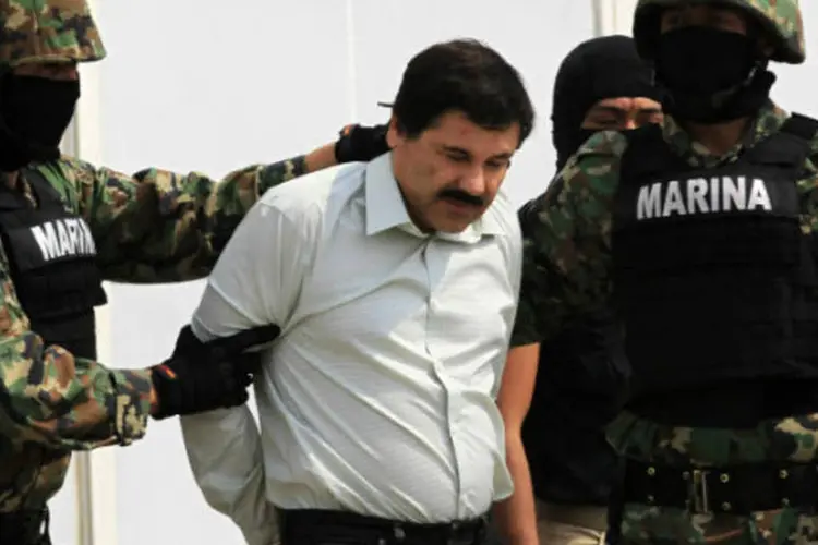 
	O traficante Joaquin Guzman: traficante foi recapturado
 (REUTERS/Henry Romero)