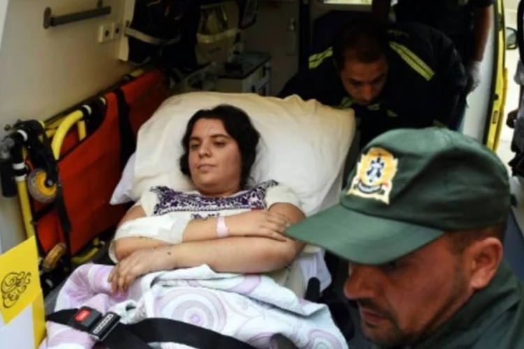 
	Turista mexicana ferida no deserto do Egito: o ex&eacute;rcito atingiu o grupo &ldquo;por engano&rdquo;, quando perseguia terroristas
 (Mohamed el-Shahed/AFP)