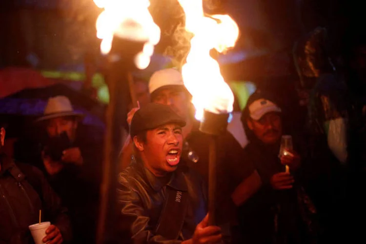 
	Protesto de professores no M&eacute;xico contra reforma da educa&ccedil;&atilde;o
 (Edgard Garrido / Reuters)