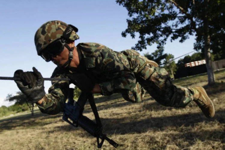 Exército mexicano: o confronto teve início na comunidade de Fuerte e terminou na cidade de Francisco García Salinas, 294 quilômetros ao norte da capital de Zacatecas (REUTERS/Henry Romero)