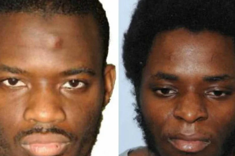 
	Michael Adebolajo e Michael Adebowale: os condenados precisaram ser retirados do tribunal nesta quarta-feira por insultarem o juiz respons&aacute;vel pelo caso, Nigel Sweeney
 (AFP)