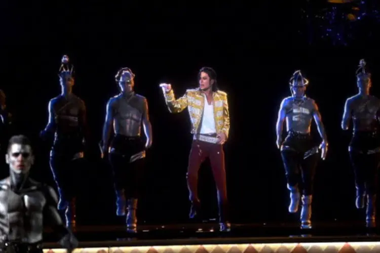 Holograma de Michael Jackson: atuação precisou de um ano de trabalho (Getty Images for DCP)