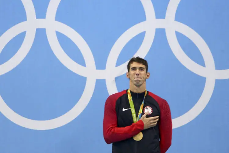 
	Michael Phelps: atleta mais premiado da hist&oacute;ria dos Jogos, ele ainda ter&aacute; a chance de conquistar mais duas medalhas nesta sexta
 (Marcos Brindicci / Reuters)