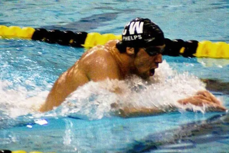 Michael Phelps, nadador e campeão olímpico (Wilimedia Commons)