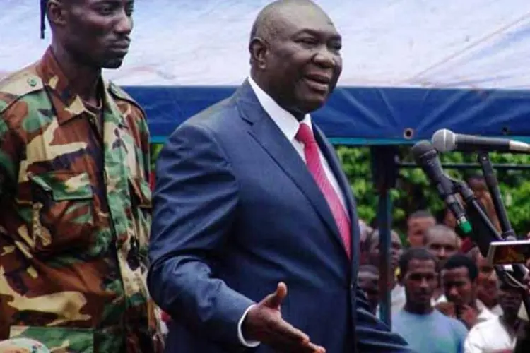 
	Michel Djotodia: com o presidente, tamb&eacute;m renunciaram o primeiro-ministro, Nicolas Tiengaye, e o restante do governo de transi&ccedil;&atilde;o
 (Reuters)