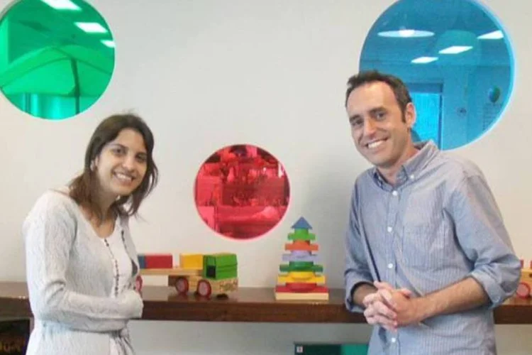 Lidiane Tahan e Michel Sciama, do Google: publicidade online permite a pequenas competir em pé de igualdade com as grandes (Divulgação)