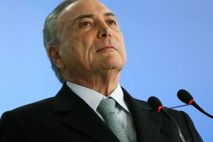 
	Michel Temer: informa&ccedil;&atilde;o foi dada hoje (6) &agrave; noite pelo senador Wellington Fagundes (PR-MT)
 (Beto Barata/PR)