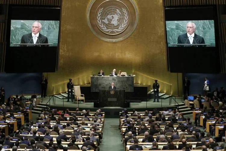 
	ONU: a chancelaria da Costa Rica emitiu uma nota oficial onde confirmou a decis&atilde;o de n&atilde;o ouvir a mensagem de Temer
 (REUTERS/Carlo Allegri)