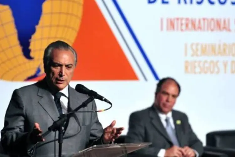 Discurso de Temer sobre medidas de política pública foi feito no Seminário Internacional sobre Gestão Integrada de Riscos e Desastres, em Brasília (Renato Araújo/ABr)