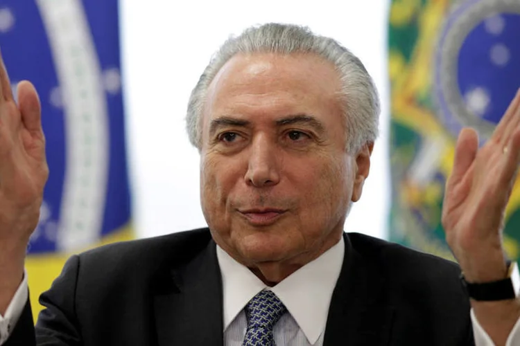 
	Michel Temer: lei tem como objetivo aprimorar a sustentabilidade ambiental e fazer justi&ccedil;a &agrave;queles que economizam a &aacute;gua do planeta.
 (Ueslei Marcelino / Reuters)
