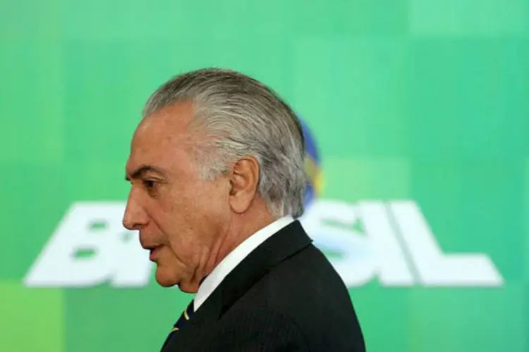 
	Michel Temer: urg&ecirc;ncia do projeto era considerada primordial pelo governo
 (Adriano Machado / Reuters)