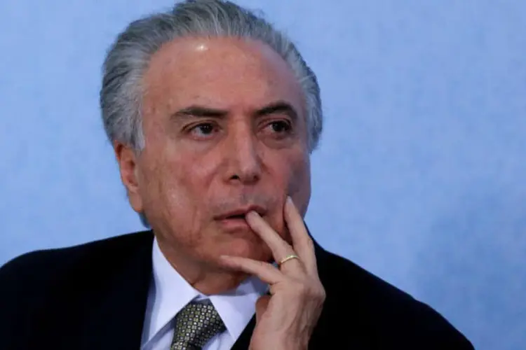 
	Temer: a MP foi a primeira editada por Michel Temer quando assumiu interinamente com o afastamento tempor&aacute;rio de Dilma Rousseff no dia 12 de maio
 (Ueslei Marcelino / Reuters)