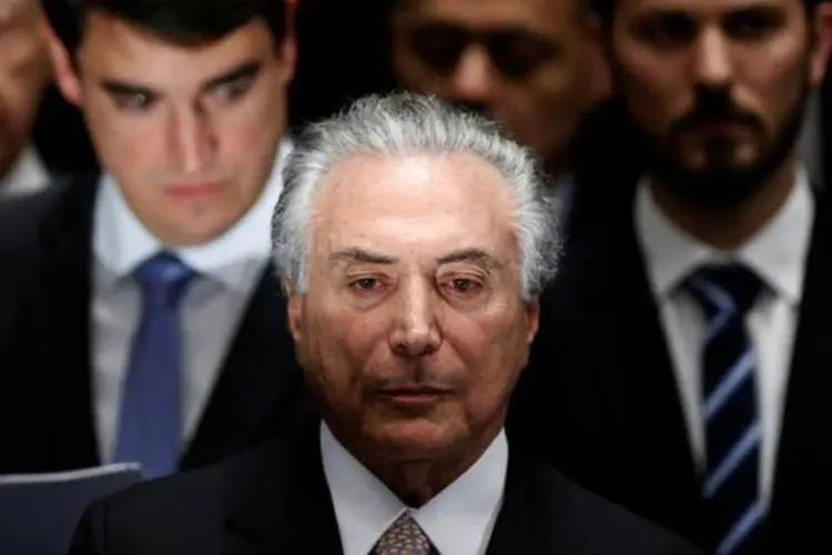 
	Temer: ag&ecirc;ncias de ao menos quatro bancos foram destru&iacute;das em protesto contra o novo presidente brasileiro
 (Ueslei Marcelino / Reuters)