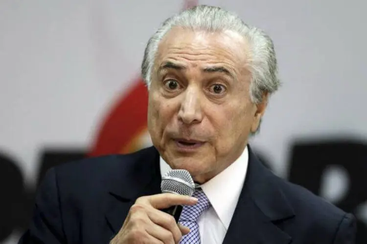 
	Vice-presidente Michel Temer: vice acusado de conspirar contra Dilma
 (Ueslei Marcelino/Reuters)