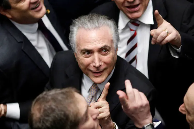 
	Temer: segundo Temer, o principal objetivo da viagem &eacute; atrair recursos para o Brasil
 (Ueslei Marcelino / Reuters)