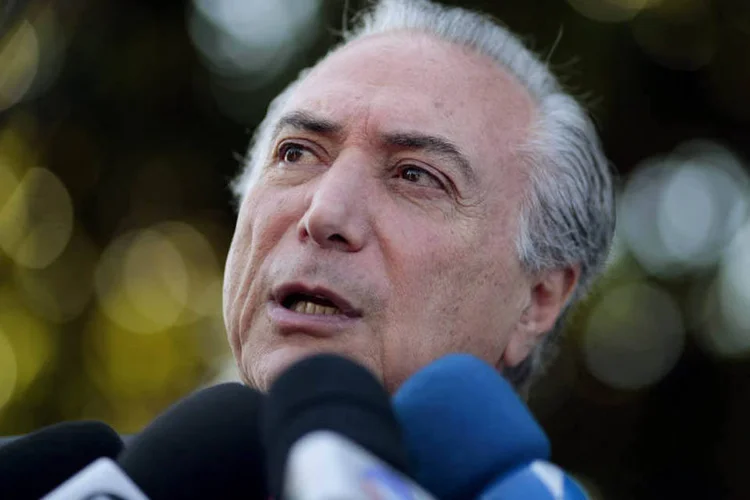 
	Michel Temer: vice disse n&atilde;o acreditar na possibilidade de a investiga&ccedil;&atilde;o poder paralisar obras
 (Ueslei Marcelino/Reuters)