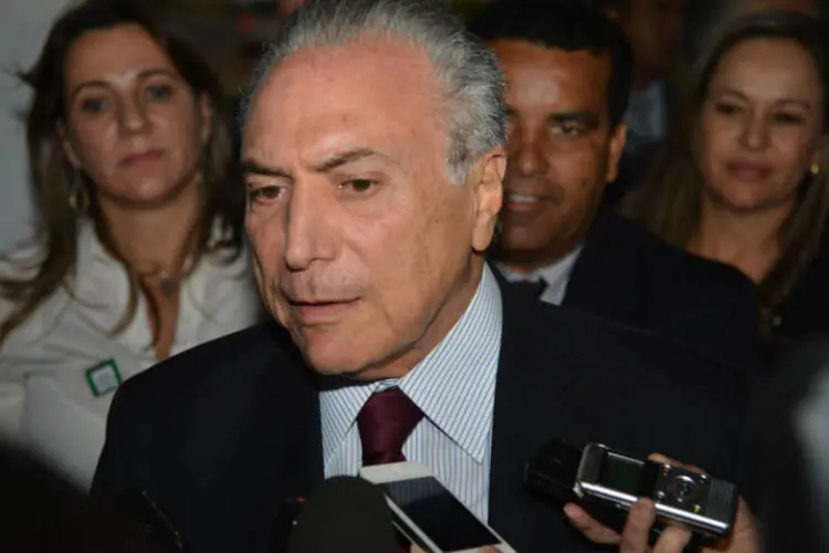 Temer: segundo ele, ideia é viabilizar votação de reforma política pelo Congresso em 2015 (José Cruz/Agência Brasil)