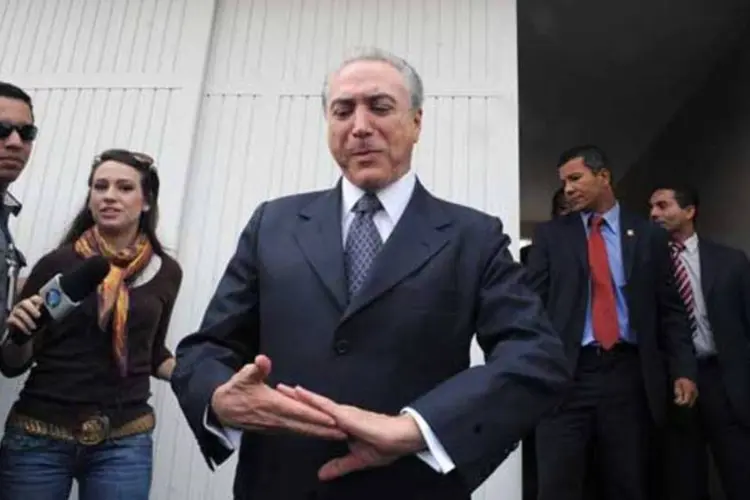 Michel Temer, vice-presidente eleito, se licenciará do comando nacional do PMDB (Antonio Cruz/AGÊNCIA BRASIL)