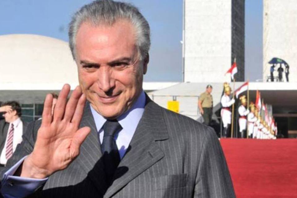 Temer: "Está de bom tamanho" quota do PMDB no governo Dilma