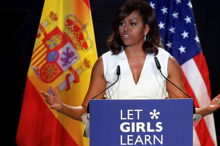 
	Michelle Obama: &quot;sei o que t&ecirc;m para oferecer ao mundo e morro de vontade de ver o sucesso de voc&ecirc;s, sigam lutando pelo futuro&quot;
 (Andrea Comas / Reuters)