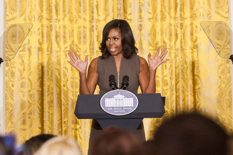 
	Michelle Obama: a cerim&ocirc;nia &eacute; considerada por alguns como uma esp&eacute;cie de Oscar do mundo da tecnologia
 (Pete Marovich/Getty Images)