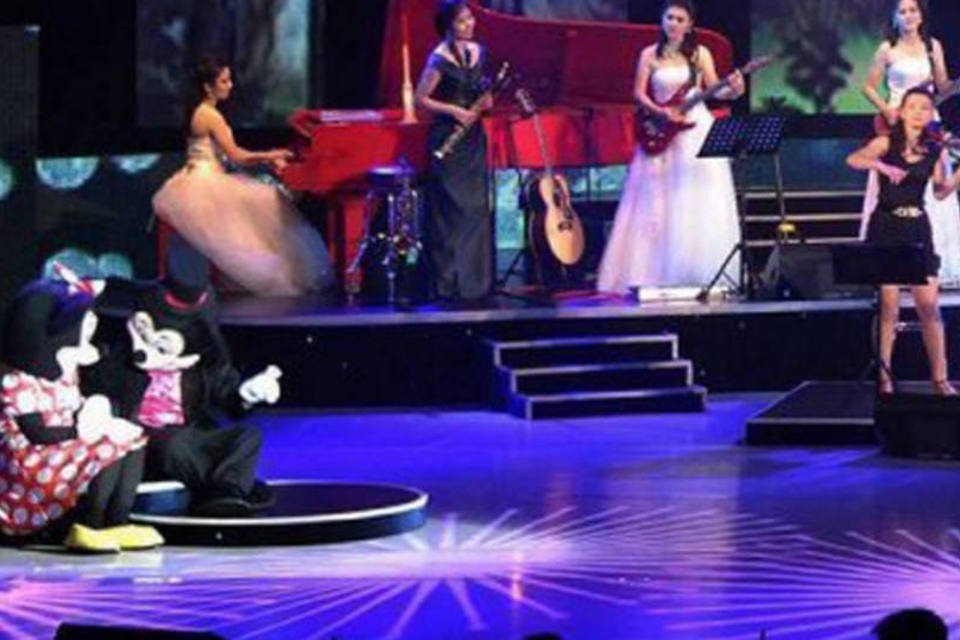 "Mickey" se apresenta ilegalmente na Coreia do Norte