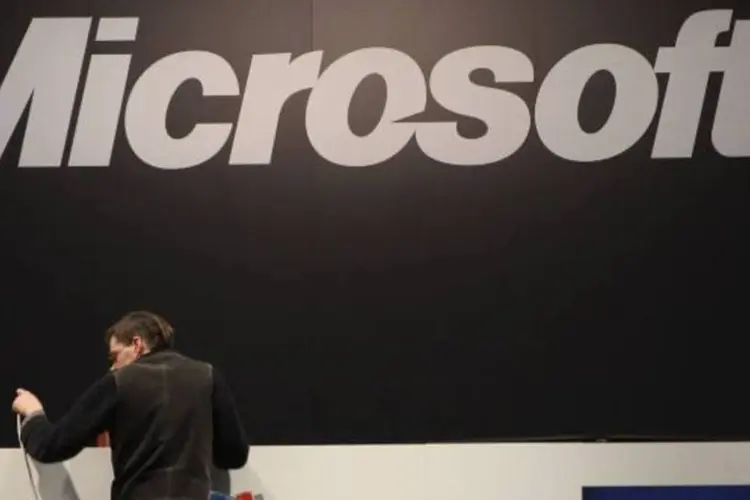 Logotipo da Microsoft (Sean Gallup/Getty Images)