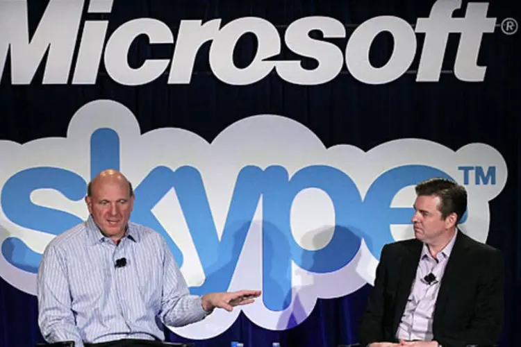 A Microsoft pagou caro pelo Skype porque havia outros interessados, como Google, Facebook e Cisco (Justin Sullivan / Getty Images)