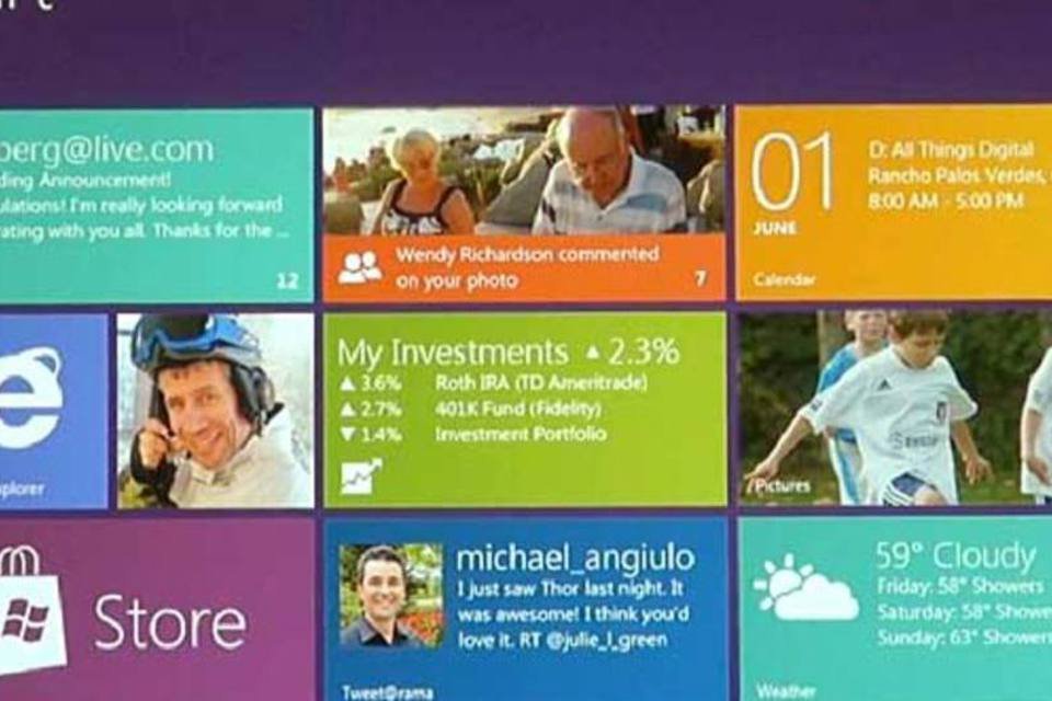 Microsoft apresenta características do Windows 8 nesta terça-feira