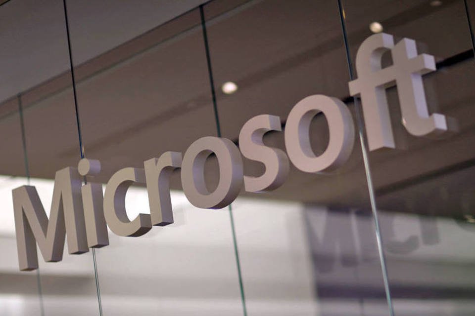Microsoft divulga queda de 10,1% em receita trimestral