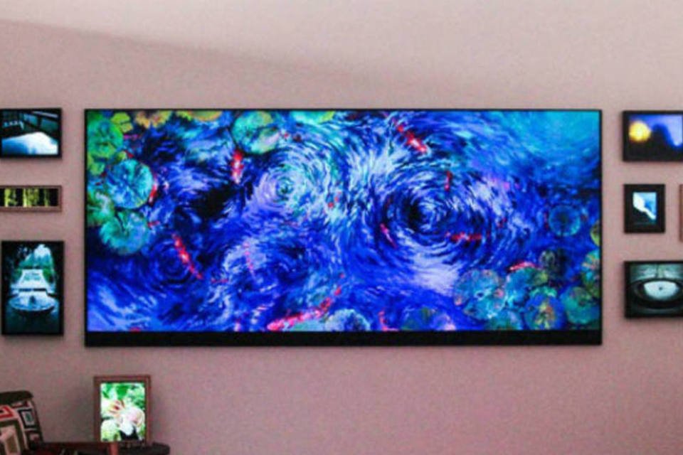 Microsoft desenvolve maior TV do planeta