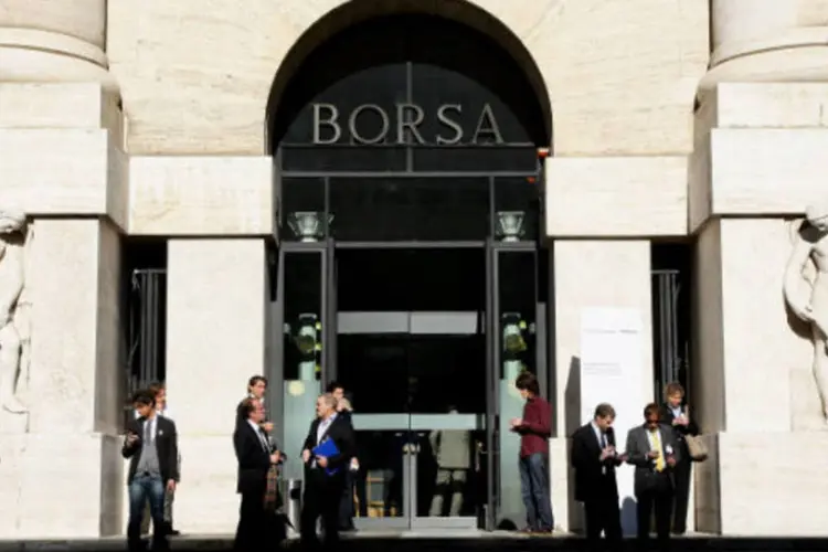 
	Bolsa de Valores de Mil&atilde;o: a Bolsa de Mil&atilde;o subiu 1,03%, Londres ganhou 0,82%, Frankfurt avan&ccedil;ou 0,50% e Paris teve alta de 0,80%
 (Vittorio Zunino Celotto/Getty Images)