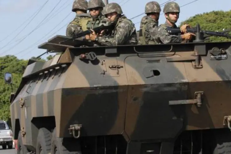 Exército contra grevistas da PM em Salvador: o porta-voz da PM também descartou a necessidade de reforço por parte das Forças Armadas no Rio de Janeiro
 (Haroldo Abrantes/SECOM)