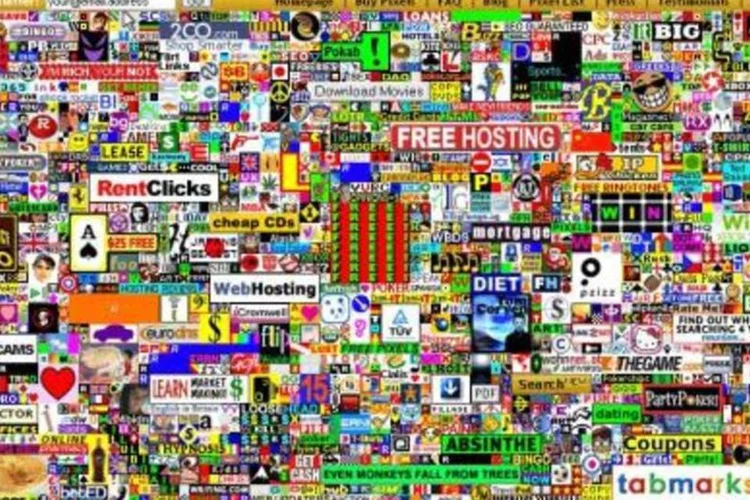 The Million Dollar Homepage: em 2005, o estudante inglês Alex Tew faturou um milhão de dólares ao vender cada pixel de seu site por 1 dólar (.)