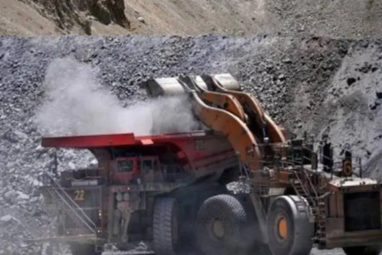O setor de mineração foi um dos que puxaram o crescimento chileno (Ariel Marinkovic/AFP)