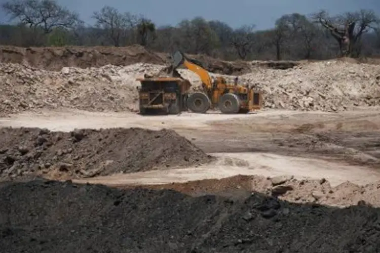 Mina da Vale nos arredores de Tete, Moçambique: divisão que pode ser introduzida na Bolsa reúne, em particular, as atividades da Vale no níquel e no cobre (Gianluigi Guercia/AFP)