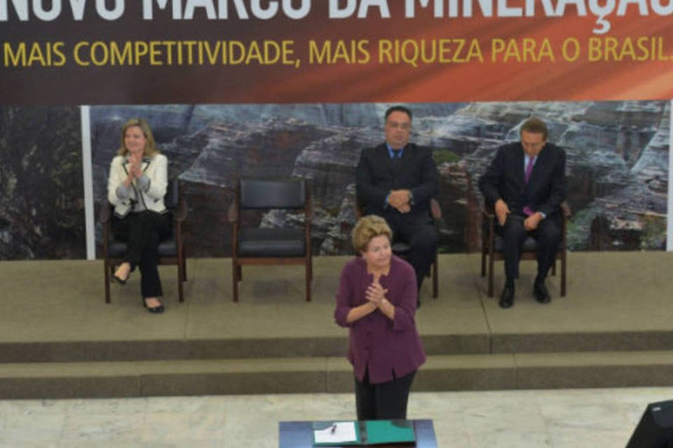 Nova lei dobrará arrecadação com mineração, prevê Dilma
