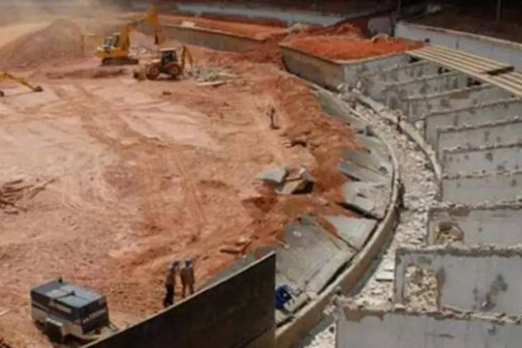 Mineirão em obras: o local está sendo reformado para receber jogos do Mundial (Divulgação/Fifa)