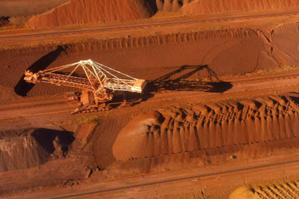 BHP Billiton eleva estimativa de produção anual de ferro