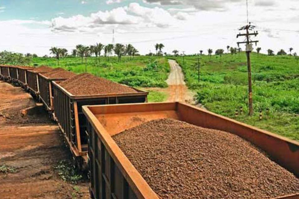 Transporte de minério de ferro: alta acentuada das cotações impulsionou o resultado da Vale em 2021 (Exame/Rogério Reis)