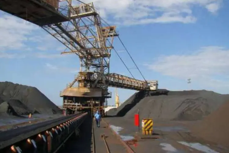 As compras de minério de ferro gerais aumentaram 10,94%, porque a indústria siderúrgica da China continuou crescendo (Ana Cecília Rezende/EXAME)