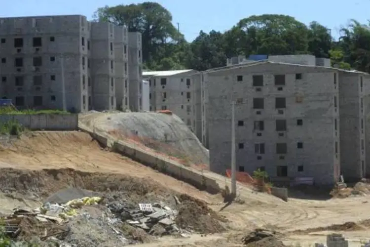 Conjunto Habitacional Zilda Arns, do Programa Minha Casa, Minha Vida, em construção no Rio de Janeiro (Arquivo/Agência Brasil)