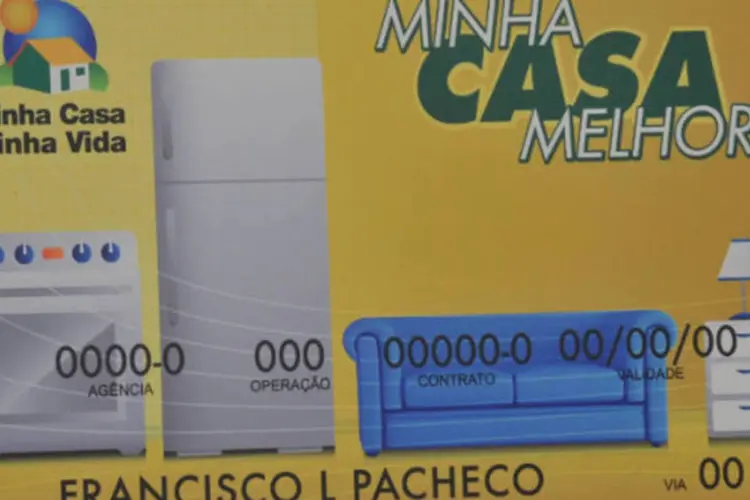 
	Cart&atilde;o do &quot;Minha Casa Melhor&quot;:&nbsp;para contratar o cr&eacute;dito, &eacute; preciso j&aacute; ter a chaves da casa e estar adimplente com o cr&eacute;dito do Minha Casa, Minha Vida.
 (Antônio Cruz/ABr)