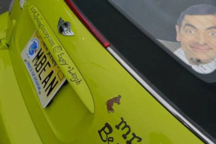 Traseira do MINI homenageia o personagem cômico Mr. Bean (Divulgação/MINI)
