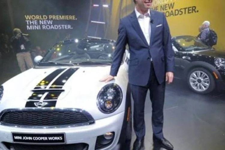O BMW Mini, que pode se transformar em videodame ou em DJ (Stan Honda/AFP)